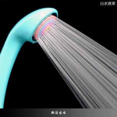 China Colorful ABS Plastic Round Handheld Shower Head Small Lovely For Children for sale