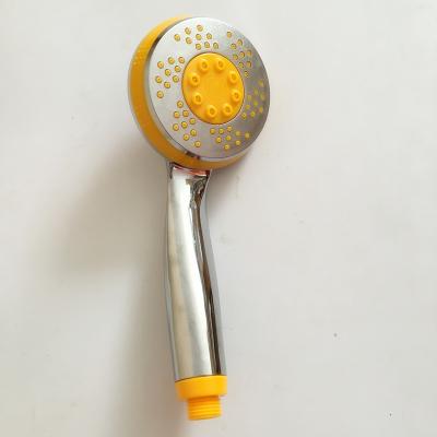 China Yellow Efficient Filtered Shower Head With Handheld , Hand Held Shower Spray for sale