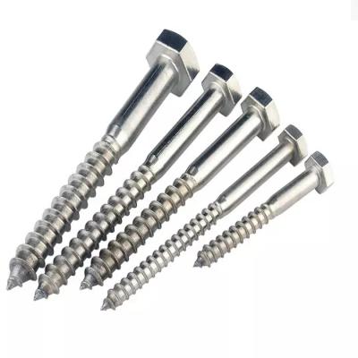 China Unique Manufacturer Guaranteed Stainless Steel Quality Hex Din571 Bulk Wood Screws for sale