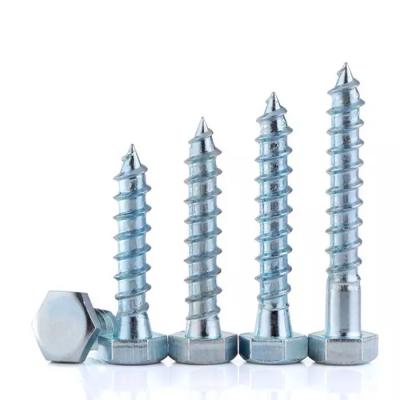 China Stainless Steel Factory Directly Wholesale Din571 Plated Zinc Wood Set Screws for sale