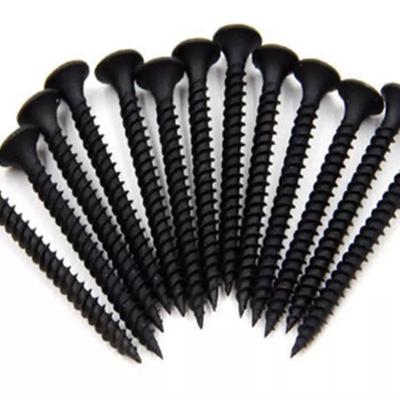 China Flat Durable Using Low Price Galvanized Black Drywall Screws Black Phosphating for sale