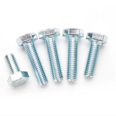 China Wholesale China Hex Bolt Factory Price Din933 Steel Nut And Bolt Hex Head Construction Bolt for sale