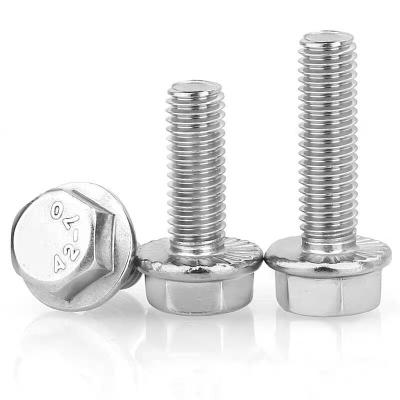 China Customized Stainless Steel Fasteners China Direct Sales Flange Hex Head Bolts DIN6921 for sale