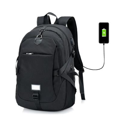 China With USB Fashion Youth Student Outdoor Backpack Middle School Bag With USB Charging Port for sale