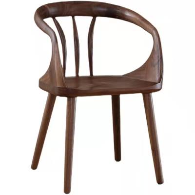 China New Design Minimalist Nordic Dining Room Furniture Style Solid Wood Dining Wooden Chair For Restaurant Hotel Cafe for sale