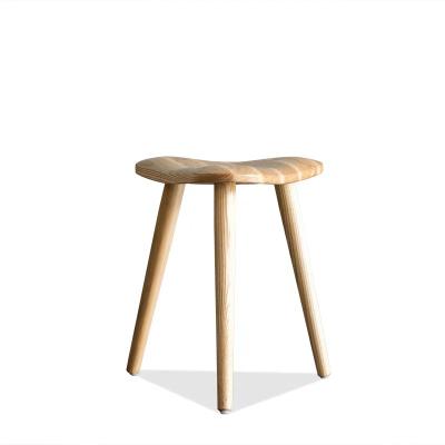 China Fancy Contemporary Furniture Modern Design Creative Solid Wood Stool For Living Room Bedroom Hotel Bar for sale