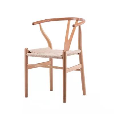 China Modern Wholesale Restaurant Lounge Hotel Dining Chairs Fork Chair With Beech Wood for sale