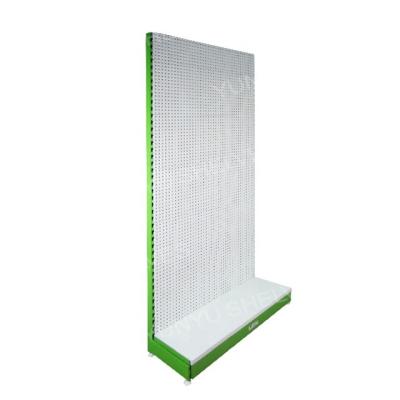 China Leading Beauty Supply Shop Single Sided Manufacturers Fit Metal Wall Shelves for sale