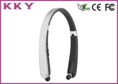 China Foldable Neckband Bluetooth Headphone CSR CVC Noise Reduction Headphone for Mobile Phone for sale