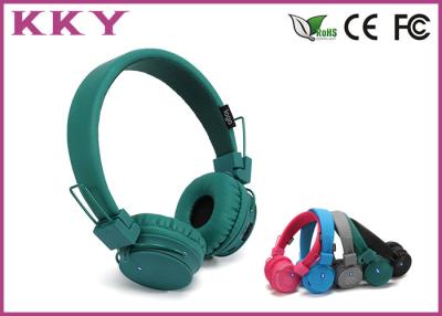 China Lightweight Green / Black On Ear Bluetooth Headphones With 108dB Sound Pressure for sale