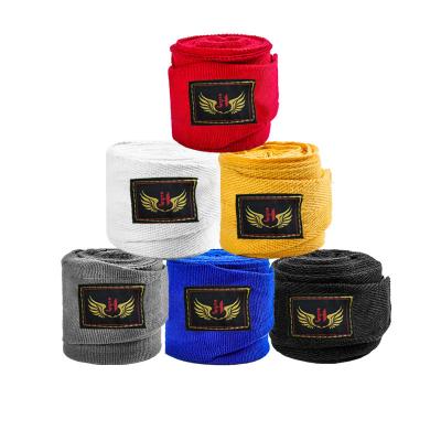 China Custom cotton wholesaler logo cotton edging bag for men and women boxing bandages can be customized logo for sale