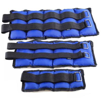 China Durable ankle weight sandbag with adjustable gaiters stun for running for sale