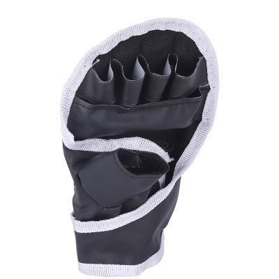 China OEM private label kick boxing comfortable high quality leather training gloves professional muay thai boxing printing gloves for sale