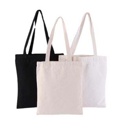 China With Handle Environmentally Friendly Wholesale Customized Cheap White Blank Cotton Canvas Shopping Bag Big Batch Shopping Bag for sale