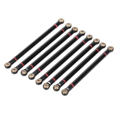 China Vehicles & Remote Control Toys 8pcs/lot Aluminum Alloy Link Rod Unassembled Kit 313MM Wheelbase For 1/10 RC Car Axial SCX10 Crawler for sale