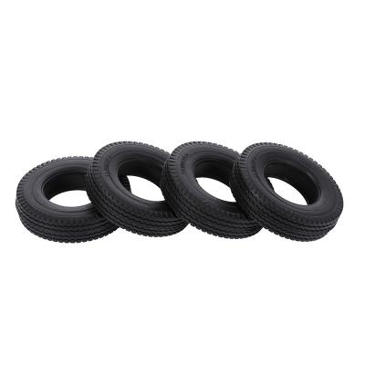 China Vehicles & High Quality Remote Control Toys 2PCS Rubber Tire Thicken Widen 20mm/25mm For 1/14 Tamiya RC Tow Drag Trailer Truck Man Scania Car for sale