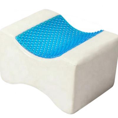 China High Quality Type Accurate Size Gel Memory Foam Knee Pillow Travel Rest Anti-Apnea Bone Cooling Pillow for sale