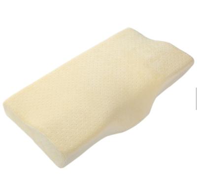 China Anti-Apnea Manufacturing Contour Head Pillow Orthopedic Pillow Molded Visco Memory Foam Elastic Bamboo Pillow for sale