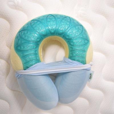 China Anti-Apnea High Density Cooling Gel Soft Memory Foam U Shape Neck Pillow Travel Pillow for sale