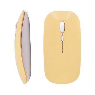 China High Quality Mini Gold Slim Rechargeable Mouse 1600 DPI Wireless Mouse For iPad Pro 2021 for sale