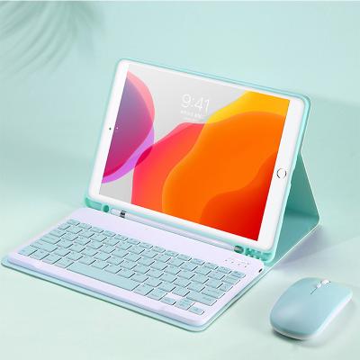 China With Pen Slot Blue Tooth Keyboard Wholesalers Printing Design PU Leather Case For iPad Mini2/3/4/With BT Keyboard for sale