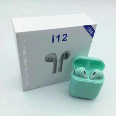 China In-ear Mini Sport TWS i12S Wireless Earbuds i12S TWS Earbuds With Charging Box In Ear Used Mobile Phone for sale