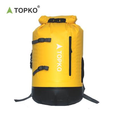 China TOPKO Eco-friendly Double Shoulder Fleece Dry Bag Multifunctional Convenience Back Floating Waterproof Bag for sale