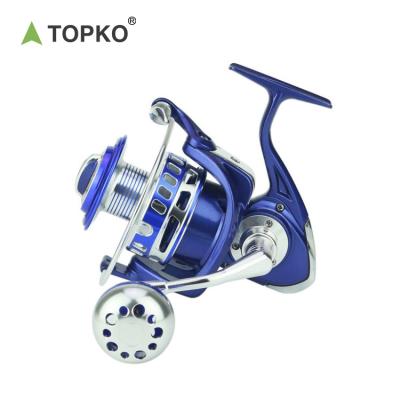 China TOPKO Quality Ball Bearings 12+1 Straight Line Fishing Reel Spoiling Best Fishing Reel for sale