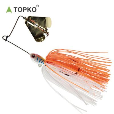 China Lead+ Silicone Wire TOPKO Spinner Bait Kit Builds Lure Spinnerbait Hooks Saltwater Fishing Lures for sale