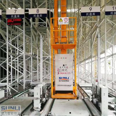 China Automatic Lifting / Handling / Picking Automated Material Handling Storage Racking Heavy Duty Pallet & Container Dimensions RAL Steel System Q235B SL-AS002 NC; GUA for sale