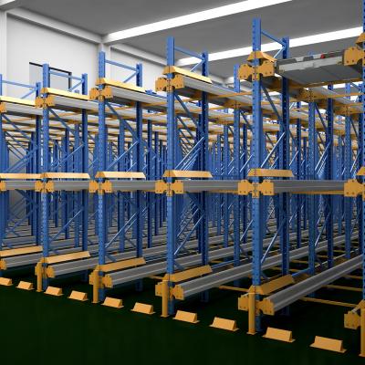 China Warehousing Automated Warehouse Radio Racking System Shuttle Rack With Pallet for sale