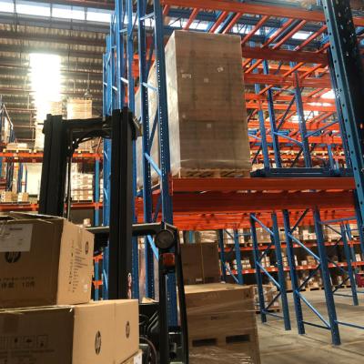 China Adjustable / Customized Warehouse Rack Q235B Warehouse System 800KG/PALLET SL-PR003 ISO/SGS Steel Industrial Style Metal Pallet Storage RAL Heavy Duty NC; GUA Sunli for sale