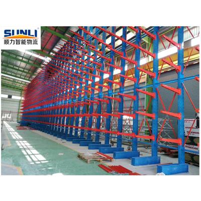 China Long Pipes Single Side Shelving System, Heavy Duty Cantilever Racking (CR014) for sale