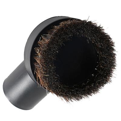 China Universal Hotel Horse Hair Bristle Brush For Vacuum Cleaner Accepting 32mm Attachment Soft Round Around Replacement Vacuum Parts for sale