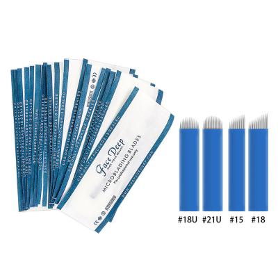 China Phibrows High Quality Permanent Microblading Pen Needles NANO 0.16mm Needle Flex Blade For Microblading Eyebrows Tattoo for sale