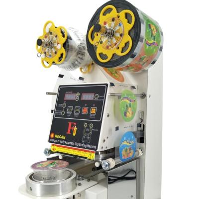 China Beverage CE approved plastic bubble tea cup sealer machine for boba tea cup sealing for sale