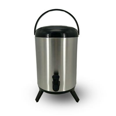 China High quality 10L 12L SS tea bucket commercial supply thermo barrel for bubble tea milk tea wholesale price for sale