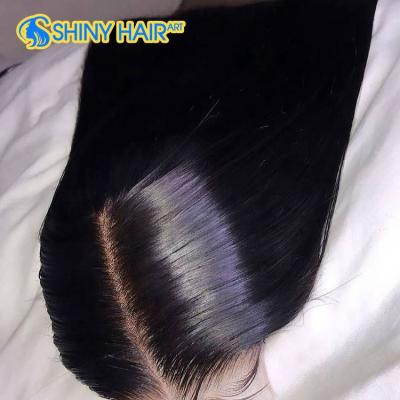 China Silky Straight Bone Straight Human Lace Wave Hair Raw Full Wig, Drop Shipping Curly U Part Wig For Black Women, Straight Hair Lace Front Wig for sale