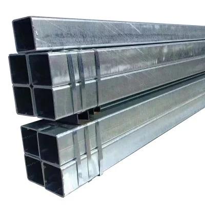 China Q195 Liquid Pipe Low Carbon Steel Hot Dip Galvanized Cavity Square Section MS Gi Tube Steel Tube for sale