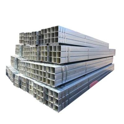 China Fluid Pipe 40X40 Galvanized Steel Square Tube Q235 BS1387 Rhs Shs Rectangular Steel Tube Galvanized Steel Square Tube for sale