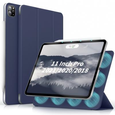 China For iPad Pro 11 inch PU Leather Smart Tablet Cover Factory Design For iPad Pro 11 inch Tablet Magnetic Cover For iPad pro 11 2020 2021 for sale