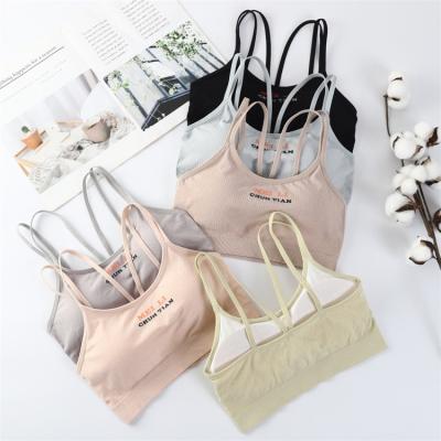 China High Quality Breathable QUICK DRY Ice Silk Anti-light Single Wrap Chest Basing Back Bra Beauty Tube Top for sale