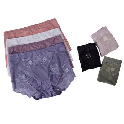 China Amazon Antibacterial Hot Selling Colorful Women Lace Up Panties Skin-friendly Underwear Sexy Panties For Ladies for sale