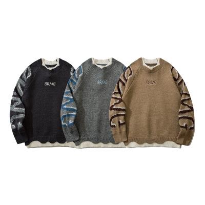 China Fashion Premium Durable Acrylic Material 100% Anti-Wrinkle Mens Plus Size Custom Sweaters for sale