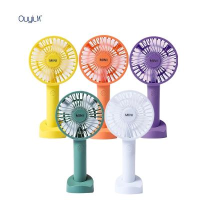 China Admirer Function USB Rechargeable Mobile Cooling Handheld Fan Portable Plastic Multi Handheld/Electric Battery Desktop Mini Fan for sale