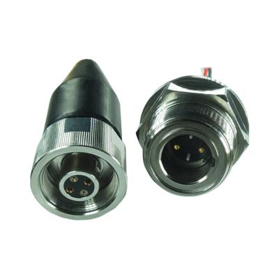 China Automotive Photoelectric Connector Underwater Optical Fiber Connector has strong signal transmission for sale