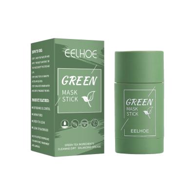 China Eelhoe Green Tea Mask Stick Moisturizer Whitening Cleanser Acne Mud Mask Skin Care Lazy K1 Face Mask for sale