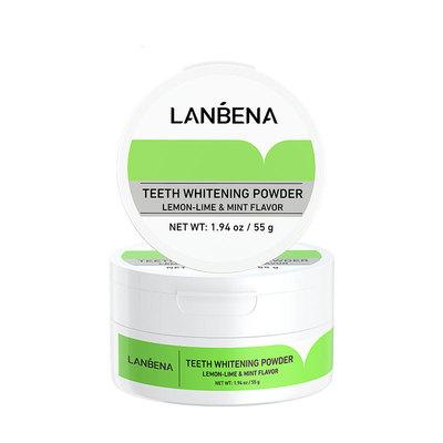 China Hot Selling LANBENA Free Shipping Lemon Mint Flavored Tooth Powder Teeth Cleansing and Whitening LB3725 for sale