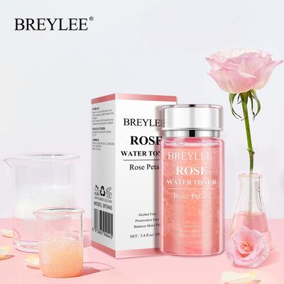 China Hot Sale 100ml Rose Water Toner Skin Care Moisturizer BREYLEE Organic New Arrival 4.5*4.5*12.1cm for sale