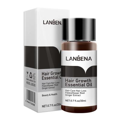 China LANBENA Men Hair Growth Essence Products Fast Powerful Essential Oil Liquid Treatment Preventing Hair Loss Andrea 20ml Hair Care for sale